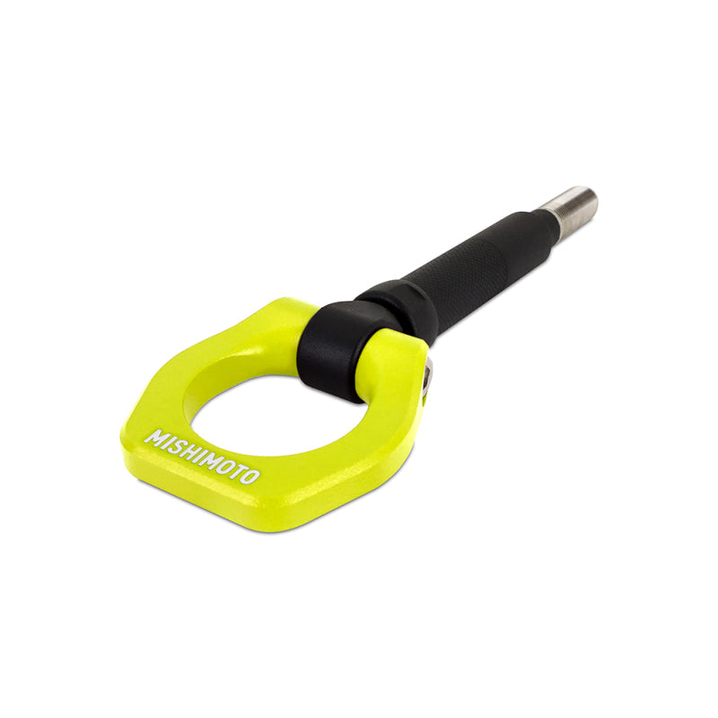 Mishimoto Racing Tow Hook Neon Yellow for 13+ Subaru BRZ/FRS/86 & 18+ Subaru WRX