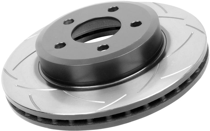 DBA 98-06 Toyota 70 Landcruiser (Reverse Mount) 4X4 T2 Slotted Front Brake Rotor