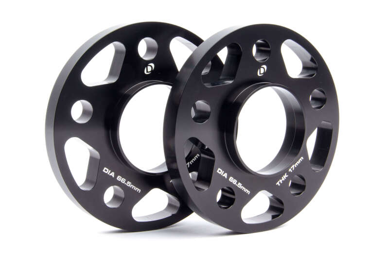 Dinan Wheel Spacers - 5x112, 66.5mm CB, 17mm Thick - Pair