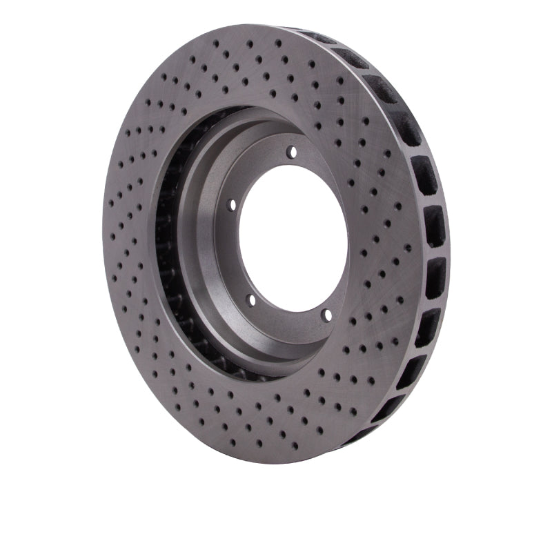 DFC Drilled Left Front Brake Rotor - Porsche 911 1982-1989, image 4
