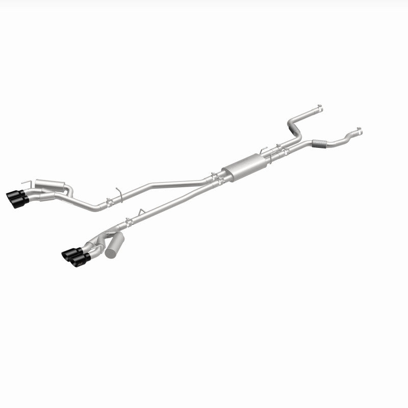 MagnaFlow 20-21 Ford Explorer 3.0L V6 Cat-Back Exhaust - Black Chrome Tips