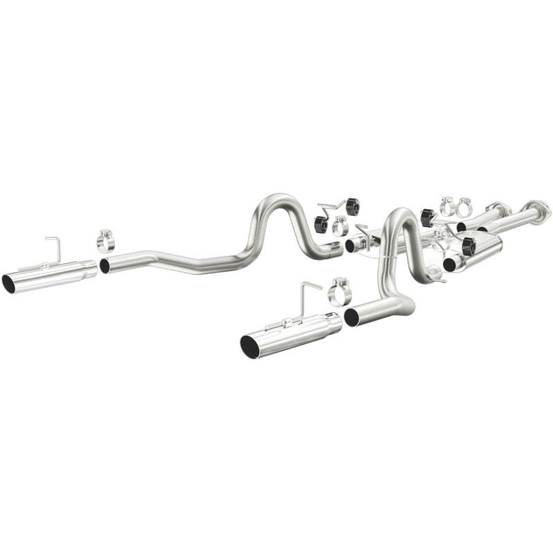 MagnaFlow Street Series Cat-Back Exhaust System Ford Mustang 5.0L 87-93 LX - OneFastShop
