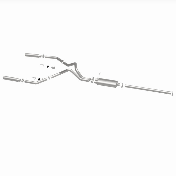 MagnaFlow Sys C/B 99 Ford F-Series Dual Exit Easy Install