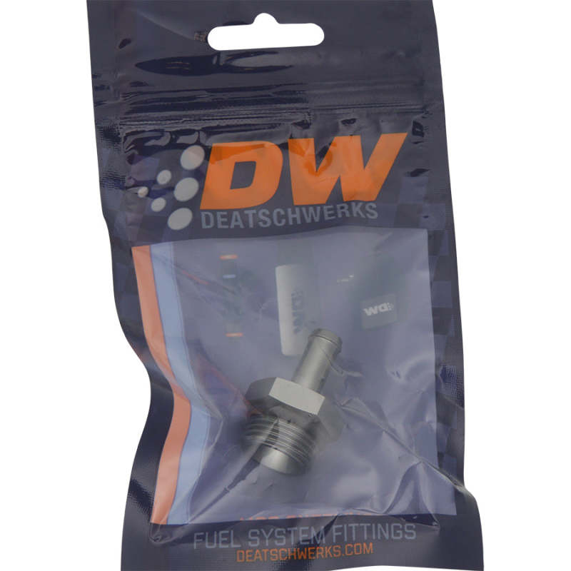 DeatschWerks 8AN ORB Male To 5/16in Male Barb Fitting With O-Ring