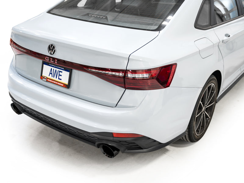 AWE Tuning Touring Edition Cat-Back Exhaust - VW Jetta GLI Mk7.5 (2022-2025), Diamond Black Tips, image 10
