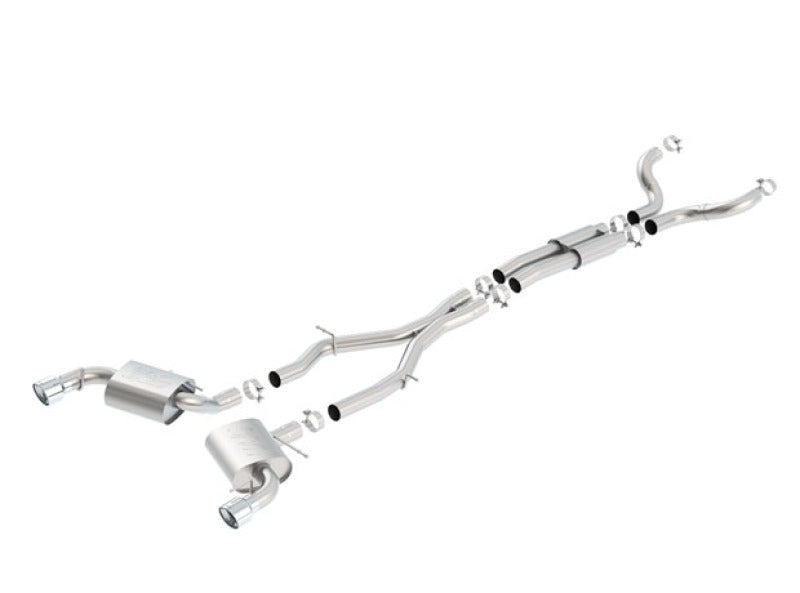 Borla ATAK Cat-Back Exhaust - Chevrolet Camaro 2016-2024 (6.2L) - Chrome Tips (140690), image 2