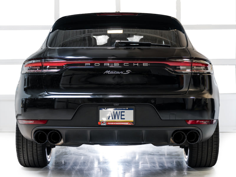 AWE Tuning Touring Edition Catback Exhaust with Diamond Black Tips for 19-21 Porsche Macan