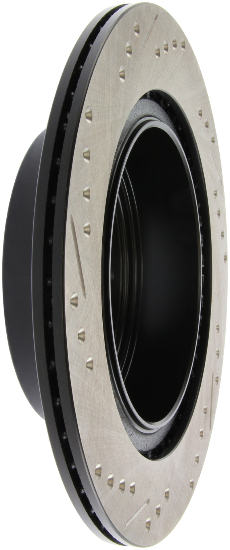 StopTech SportStop Slotted & Drilled Rear Left Rotor for 06-07 350Z / 05-07 G35 / 06-07 G35X - OneFastShop