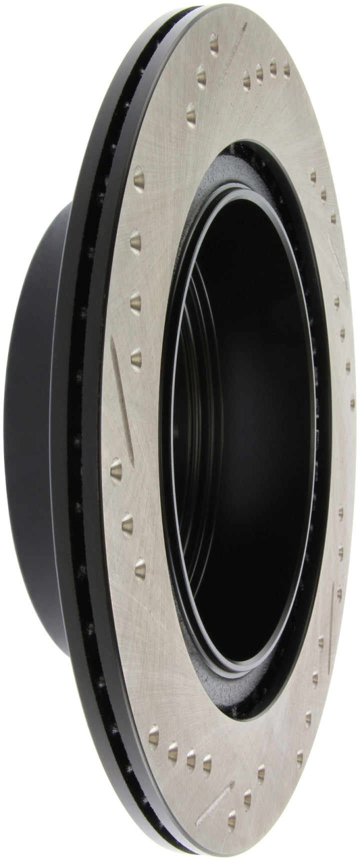 StopTech SportStop Slotted & Drilled Rear Left Rotor for 06-07 350Z / 05-07 G35 / 06-07 G35X - OneFastShop