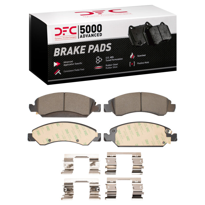 DFC 05-20 Cadillac Escalade ESV Front 5000 Ceramic Brake Pads And Hardware Kit