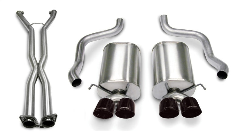 CORSA Sport Axle-Back Exhaust - Chevrolet Corvette C6 2006-2008 - Polished Tips