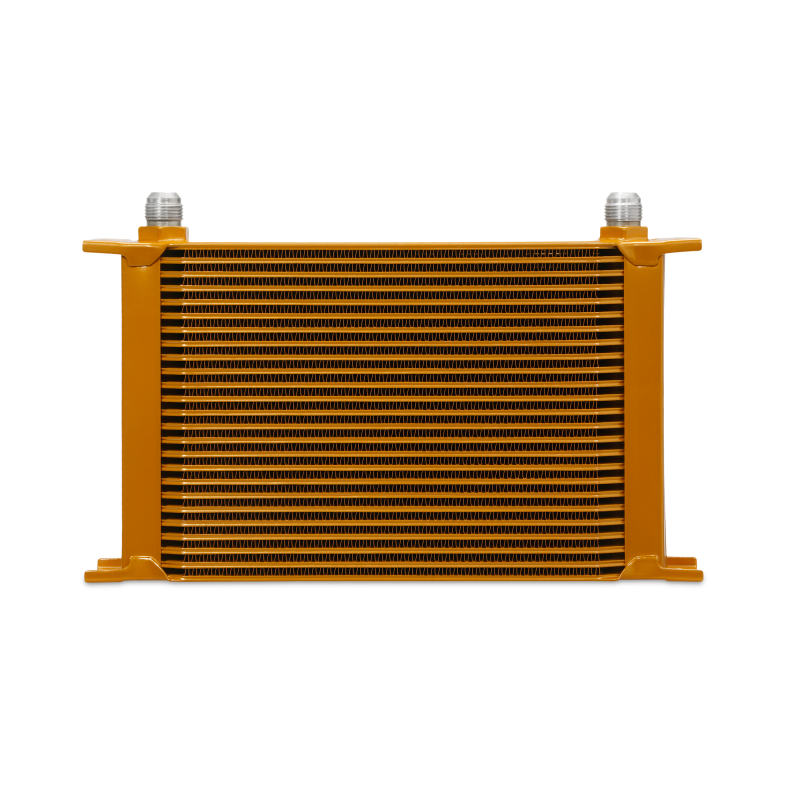Mishimoto 25-Row Universal Oil Cooler - Gold for Ford Mustang GT, GT Premium, Bullitt, Mach 1 - OneFastShop