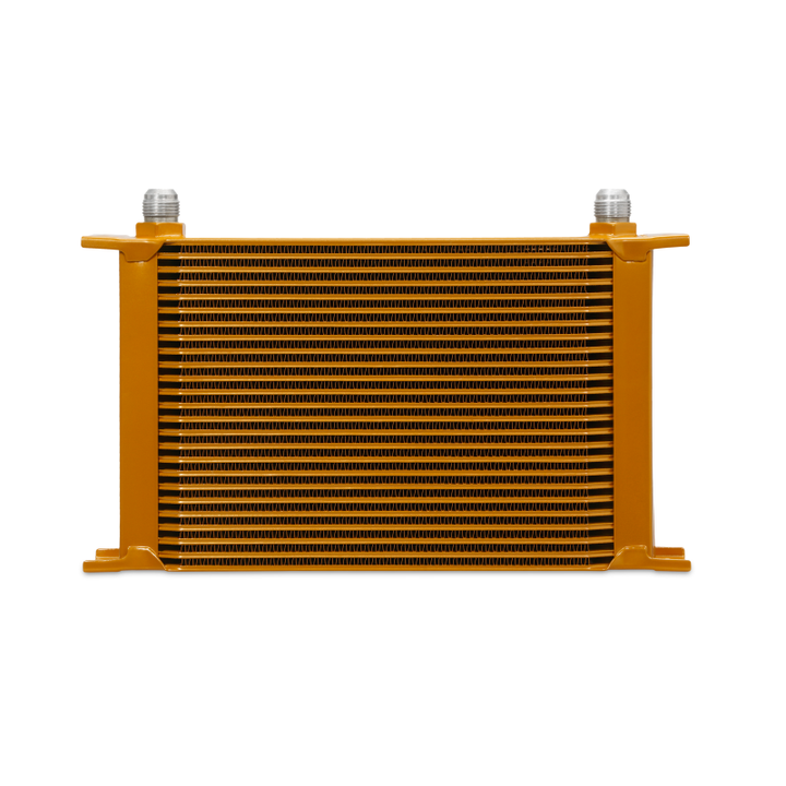 Mishimoto 25-Row Universal Oil Cooler - Gold for Ford Mustang GT, GT Premium, Bullitt, Mach 1 - OneFastShop