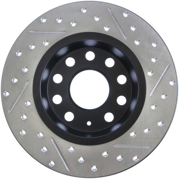 StopTech Slotted & Drilled Sport Brake Rotor for Audi, Volkswagen Models 2010-2022 - OneFastShop