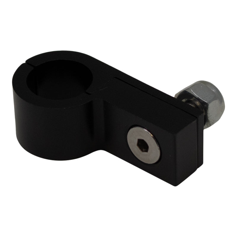 DeatschWerks Aluminum P-Clamp - 8AN PTFE / 6AN CPE Hose, 12.7 mm ID - Anodized Matte Black