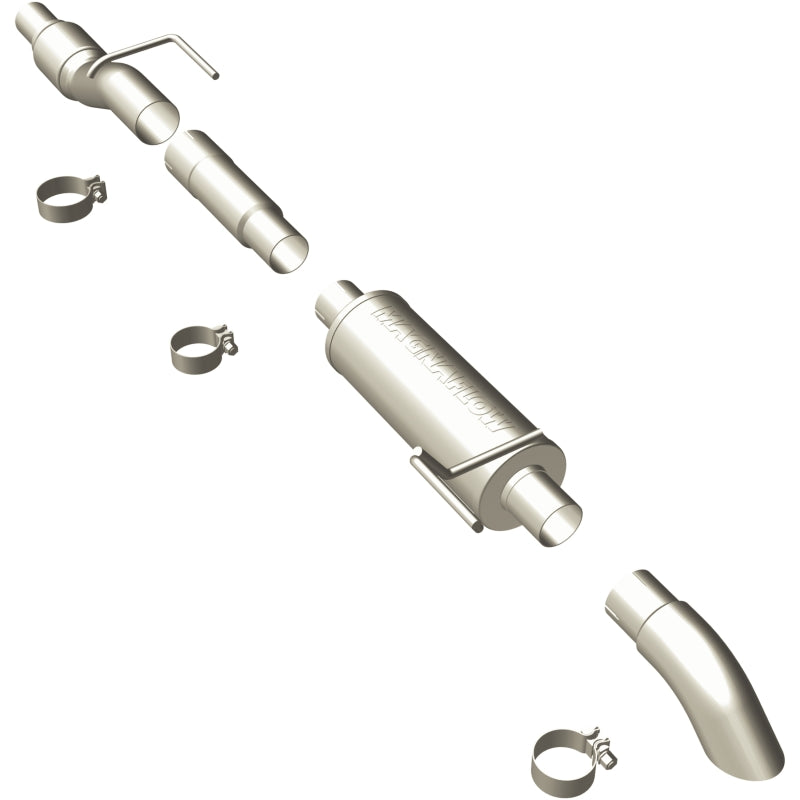 Magnaflow Catback Exhaust System for 2011-2014 Ford F-150 3.5L Turbo with 3in SS Turn Down Tip - OneFastShop
