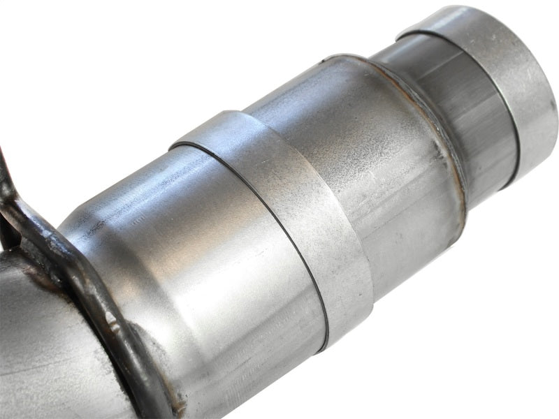 Afe Atlas 5in Aluminized Steel DPF-Back Exhaust - 11-13 GM Diesel Trucks V8-6.6L