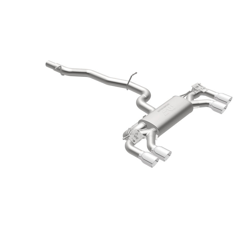 MagnaFlow Exhaust System for 2015-2017 VW Golf R - Polished SS Quad Tips