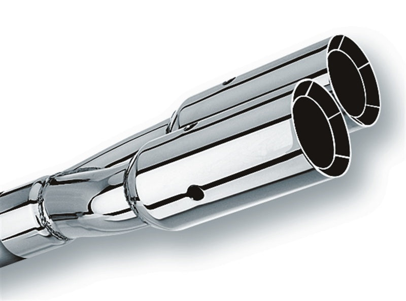 Borla Universal Polished Tip Dual Round Intercooled Inlet 2 1/2in Outlet 3in No Returns