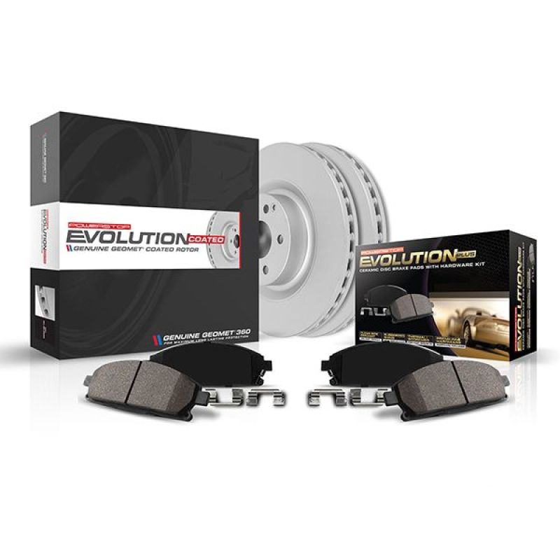 PowerStop Z17 Evolution Plus Rear Coated Rotor Brake Kit - Ford Explorer / Mustang 2020-2025