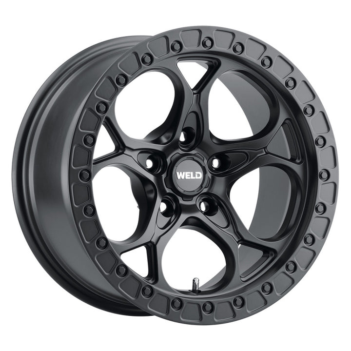 Weld Off-Road W108 17X9.0 in. Ledge Wheel 5X127 ET00 BS5.00 Satin Black 71.5 (71.5) - OneFastShop