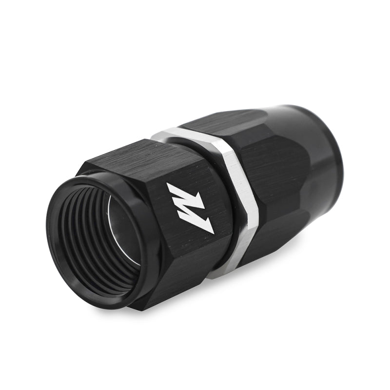 Mishimoto Aluminum -10AN Straight Fitting Black 360-Degree Swivel