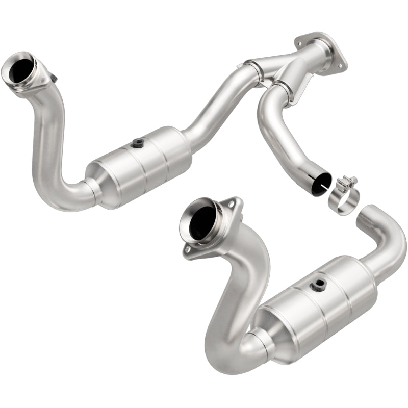 Magnaflow Catalytic Converter Y-Pipe Assembly for 08-10 Ford F-250/F-250 SD/F-350/F-350 SD 5.4L/6.8L / F-450 SD 6.8L - OneFastShop