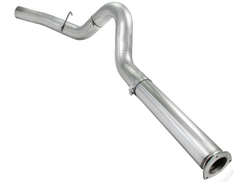 aFe Atlas 5 Inch DPF-Back Aluminized Steel Exhaust System Ford Diesel Trucks 2011-2014 V8 6.7L No Tip