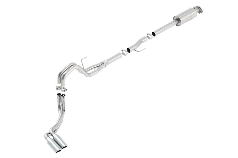 Borla Catback Exhaust ATAK Truck Side Exit for 15-16 Ford F-150 3.5L EcoBoost Ext. Cab Std. Bed