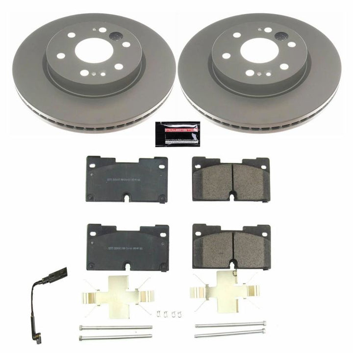 PowerStop Front Z17 Evolution Geomet Coated Brake Kit for 2019 Chevrolet Silverado 1500 - OneFastShop