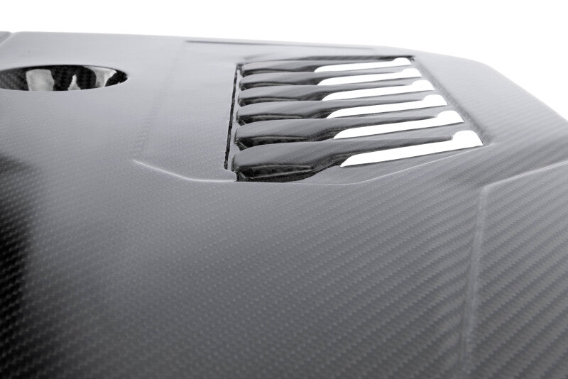 Dinan Carbon Fiber Engine Cover BMW B58D 2020-2026 - Gloss Twill with Matte Accents, image 8