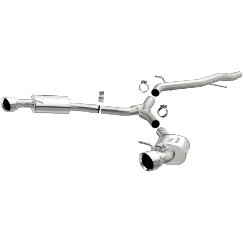 MagnaFlow Audi A5 2018-2019 Dual Exit Polished Stainless CatBack Exhaust - 3in Main Piping Diameter