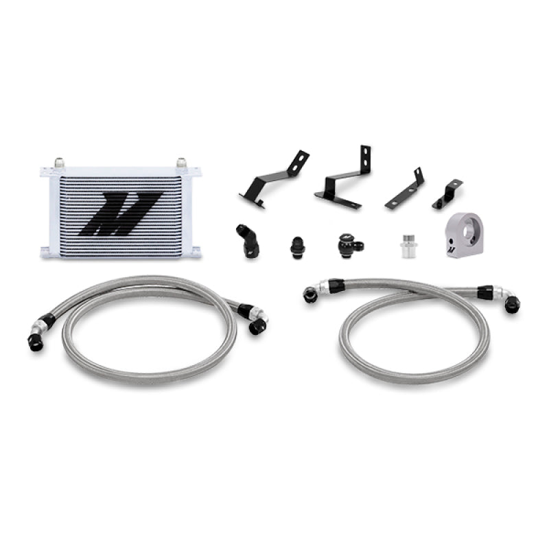 Mishimoto Non-Thermostatic Oil Cooler Kit - Chevrolet Camaro 2016-2024 - Silver, image 3
