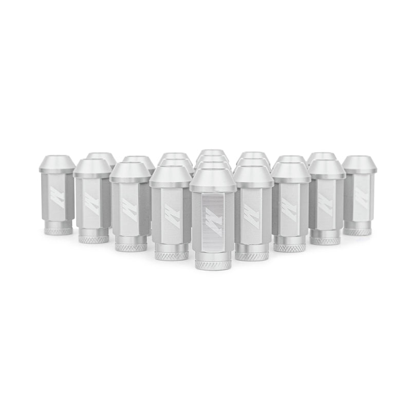 Mishimoto Aluminum Lug Nuts 20pc Set - M12x1.5 Silver - OneFastShop