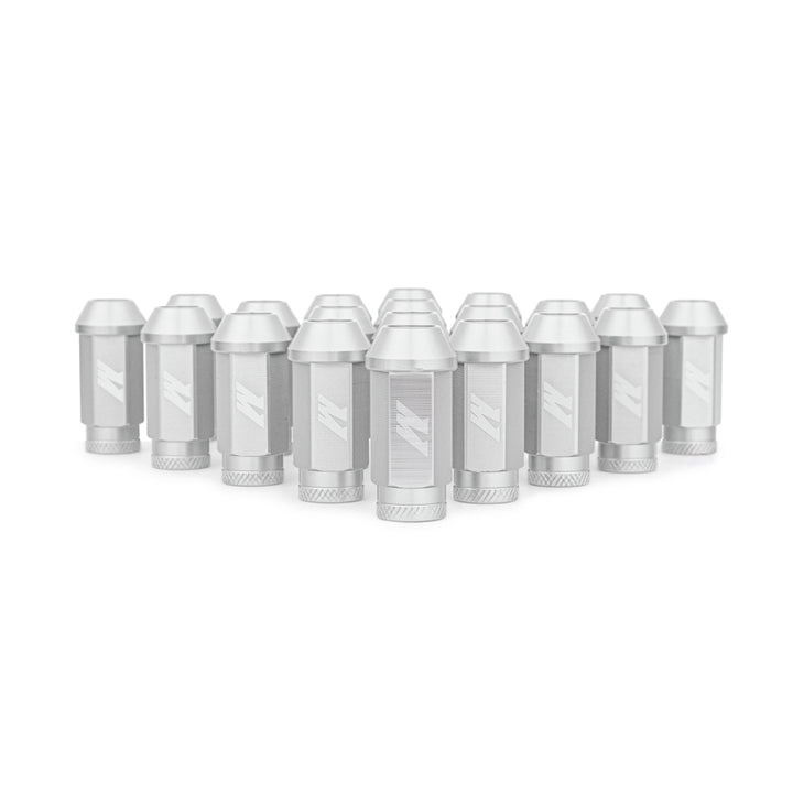 Mishimoto Aluminum Lug Nuts 20pc Set - M12x1.5 Silver - OneFastShop