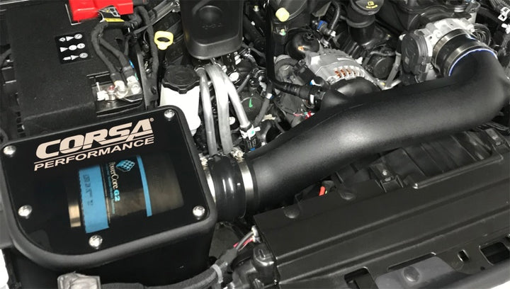 CORSA Performance Cold Air Intake with Powercore Filter for 2018-2024 Jeep Wrangler JL 3.6L V6