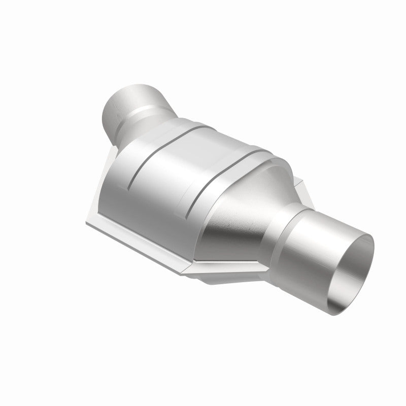 MagnaFlow Conv Universal 2.25 Angled Inlet - Wide Vehicle Compatibility