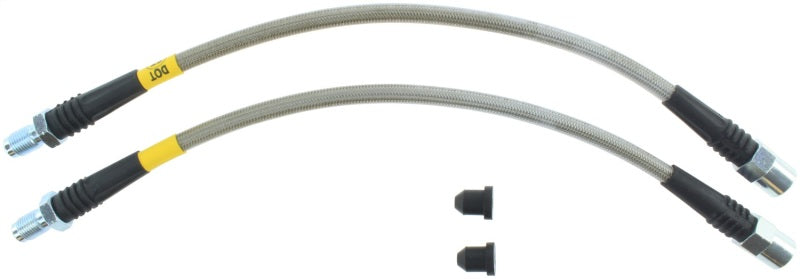 StopTech Front Stainless Steel Brake Line Kit for 87-91 BMW M3 and 89-91 325/328 Series E30/E36 - OneFastShop
