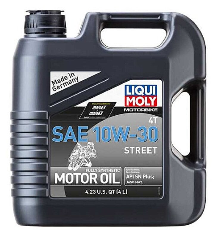 LIQUI MOLY Motorbike 4T SAE 10W30 Street Oil - 4L - BMW F650 Base - OneFastShop
