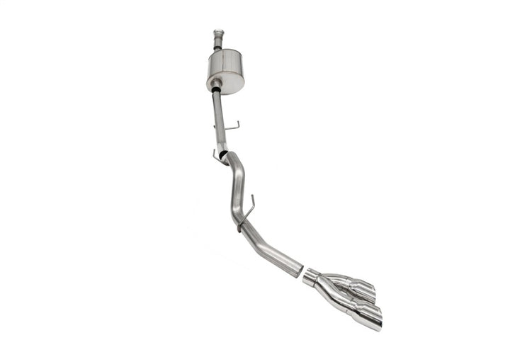 CORSA Performance Sport Cat-Back Exhaust 2021-2024 Ford F-150 SuperCab 5.0L V8 Single Side Exit Polished
