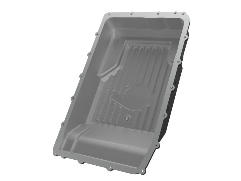 aFe Pro Series Rear Transmission Pan Black for 2017-2024 Ford F-150 10R60/10R80 with Machined Fins and Increased Fluid Capacity