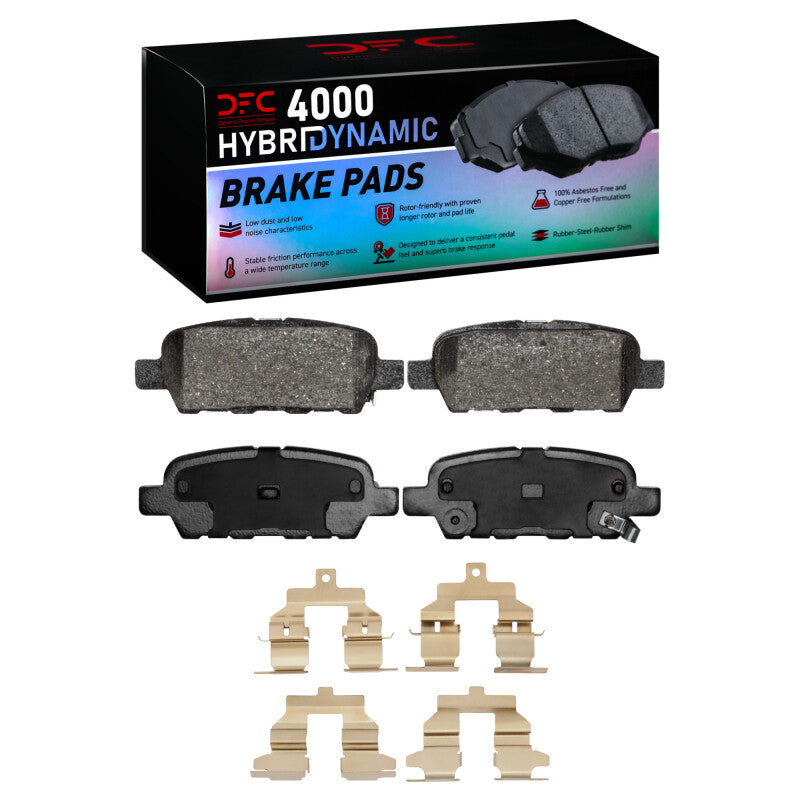 DFC 02-25 Nissan Altima Rear 4000 HybriDynamic Brake Pads And Hardware Kit