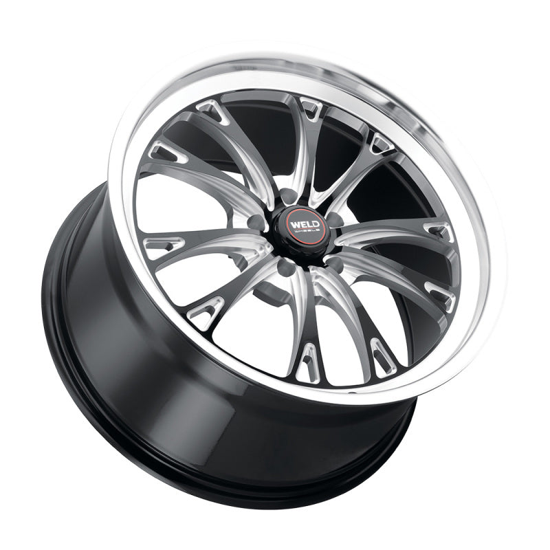 Weld S157 20X10.5 Gloss Black Belmont Drag Wheel 5X127 ET38 BS7.25 71.5mm DIA - OneFastShop