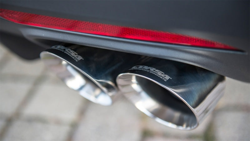 Corsa 3in Cat Back Exhaust with Polish Quad Tips for 2015-2017 Ford Mustang GT 5.0
