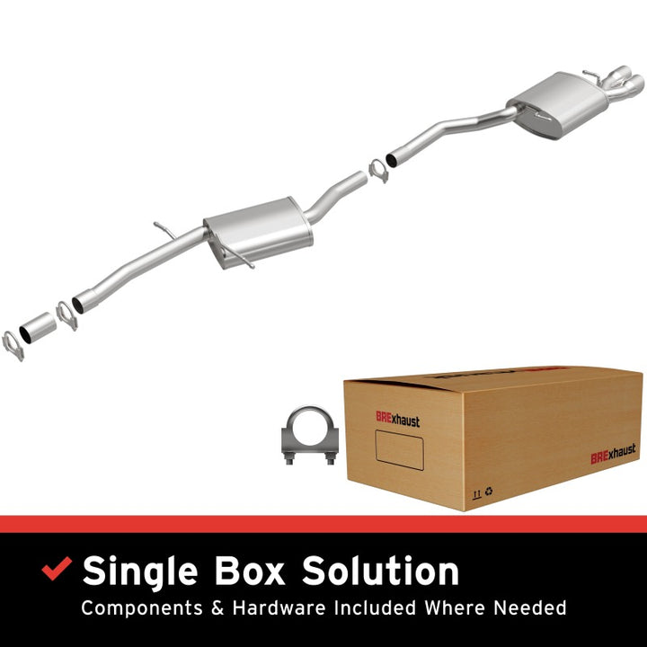 MagnaFlow BRExhaust Direct-Fit Replacement Exhaust Kit - Audi A4 Quattro 2.0T 2009-2016