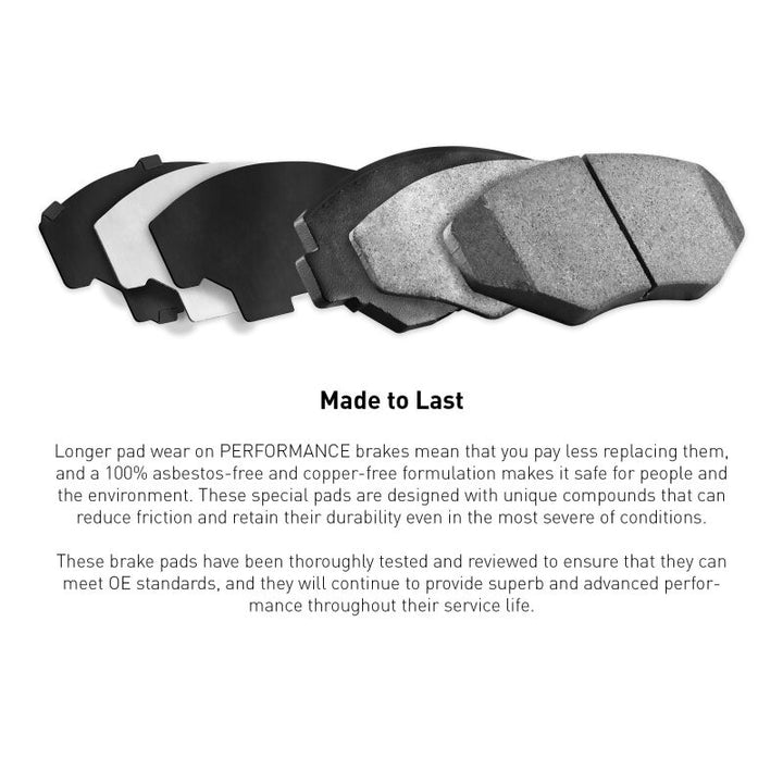 R1 1985-1997 Chevrolet Camaro Rear R1 Performance Sport Pads and Hardware Kit