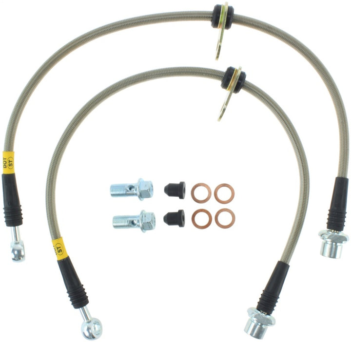StopTech Stainless Steel Front Brake Lines for 2005-2006 Toyota Tacoma - OneFastShop