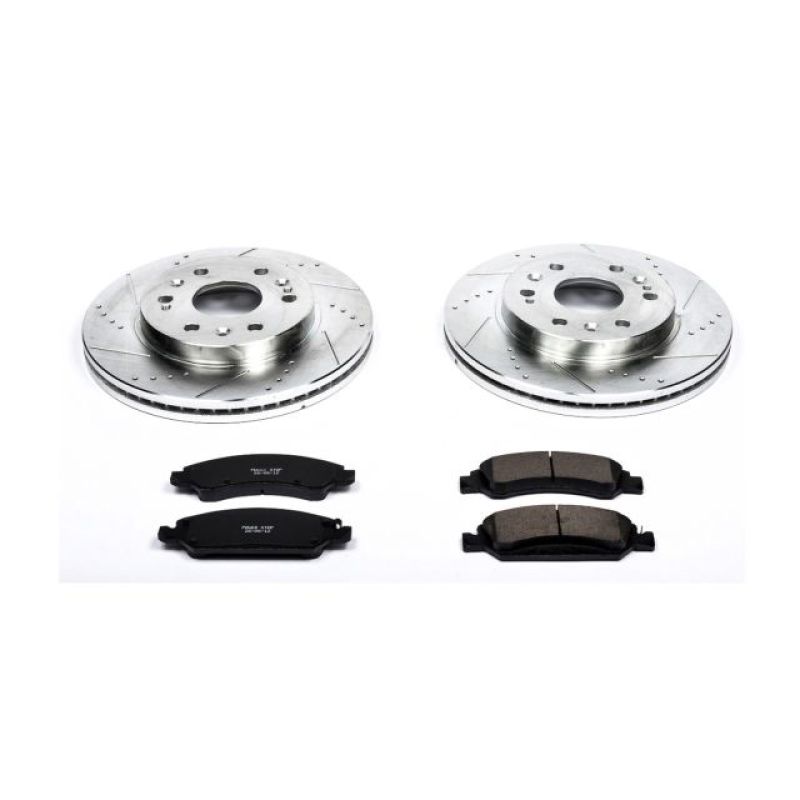 PowerStop Front Z23 Evolution Sport Brake Kit for 08-19 Cadillac Escalade - OneFastShop