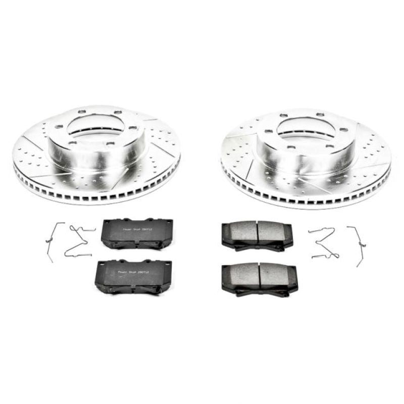 PowerStop Z23 Evolution Sport Front Brake Kit - Toyota Sequoia / Tundra 2000-2002
