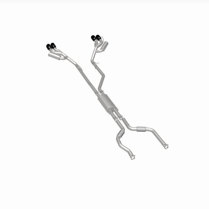 MagnaFlow 20-21 Ford Explorer 3.0L V6 Cat-Back Exhaust - Black Chrome Tips
